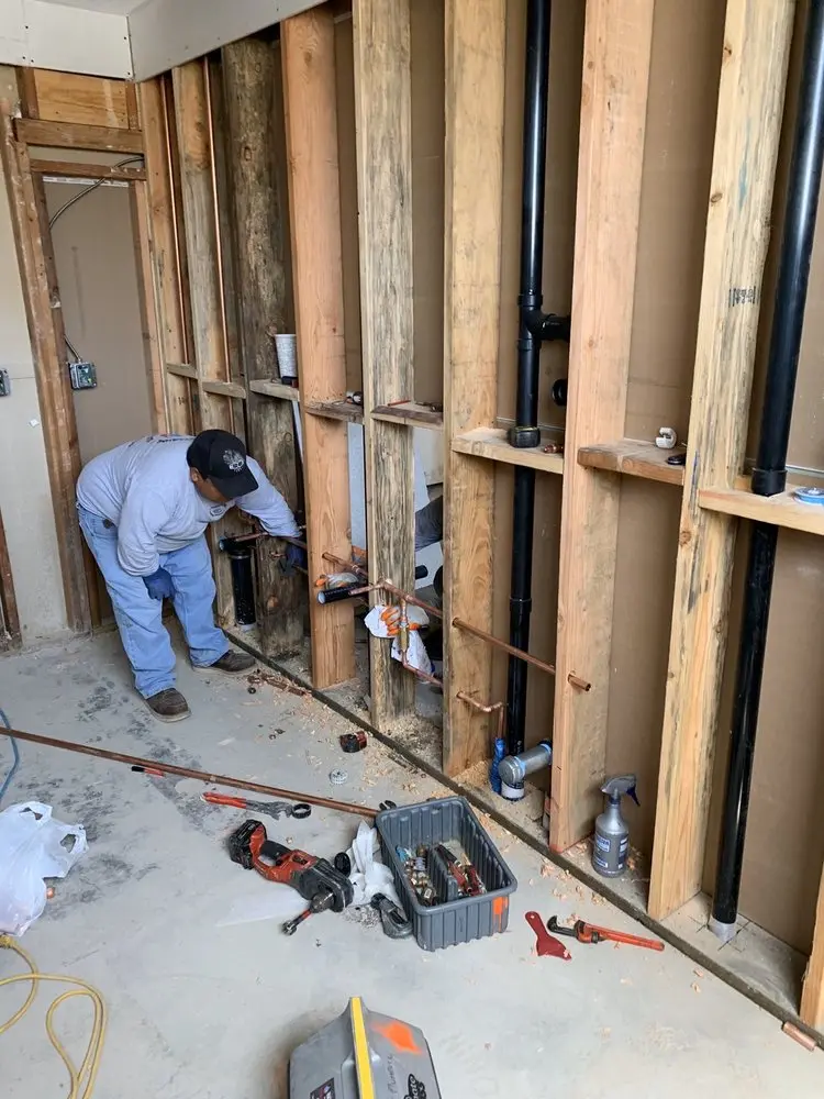Commercial rough-in plumbing for Gas Line Repair in Deaconwood
